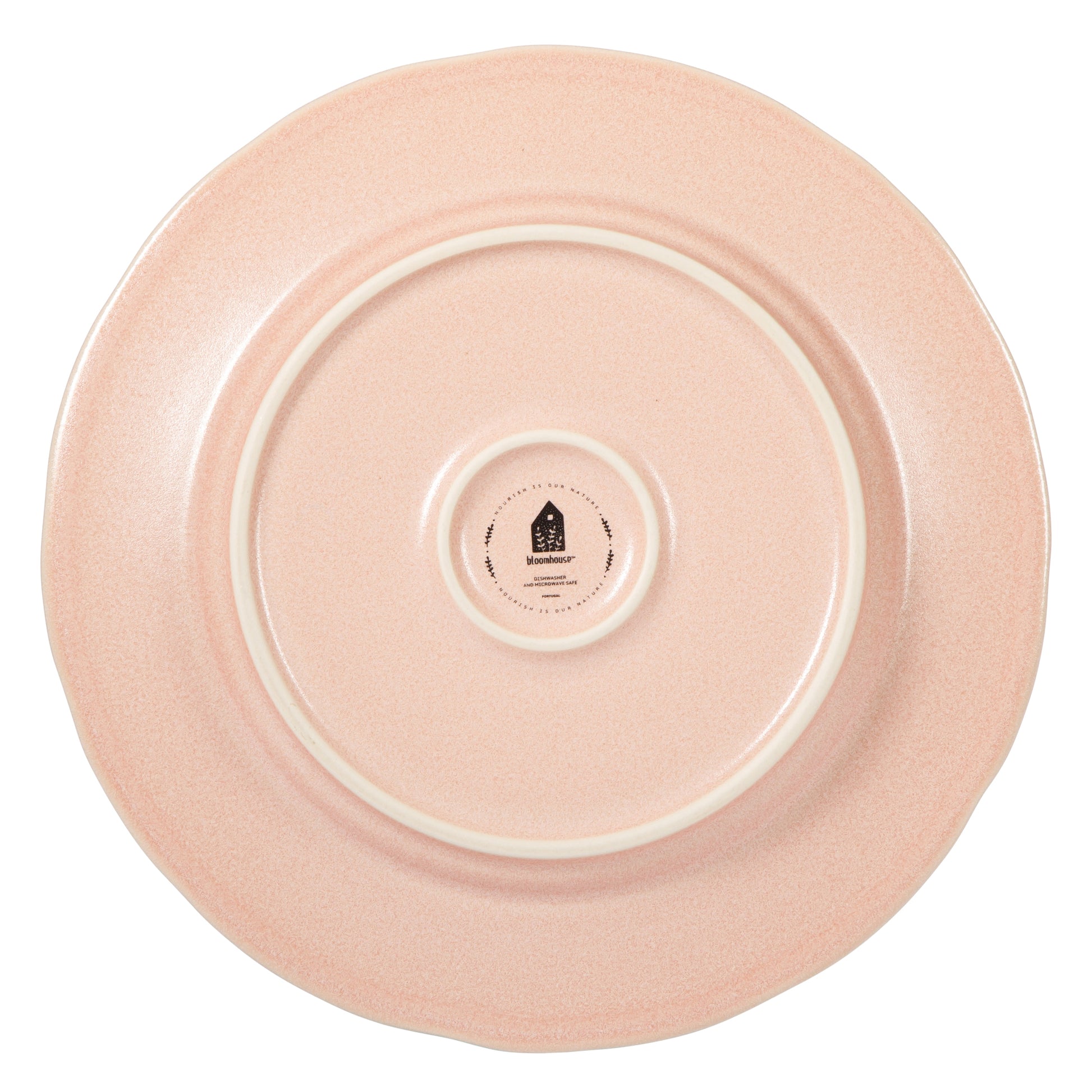 Bloomhouse - 2 Time Oprah's Favorite Things - Made in Portugal Hand Painted 10.8 Inch Dinner Plates Set of 4 - Porto Petals Floral Dish  Set