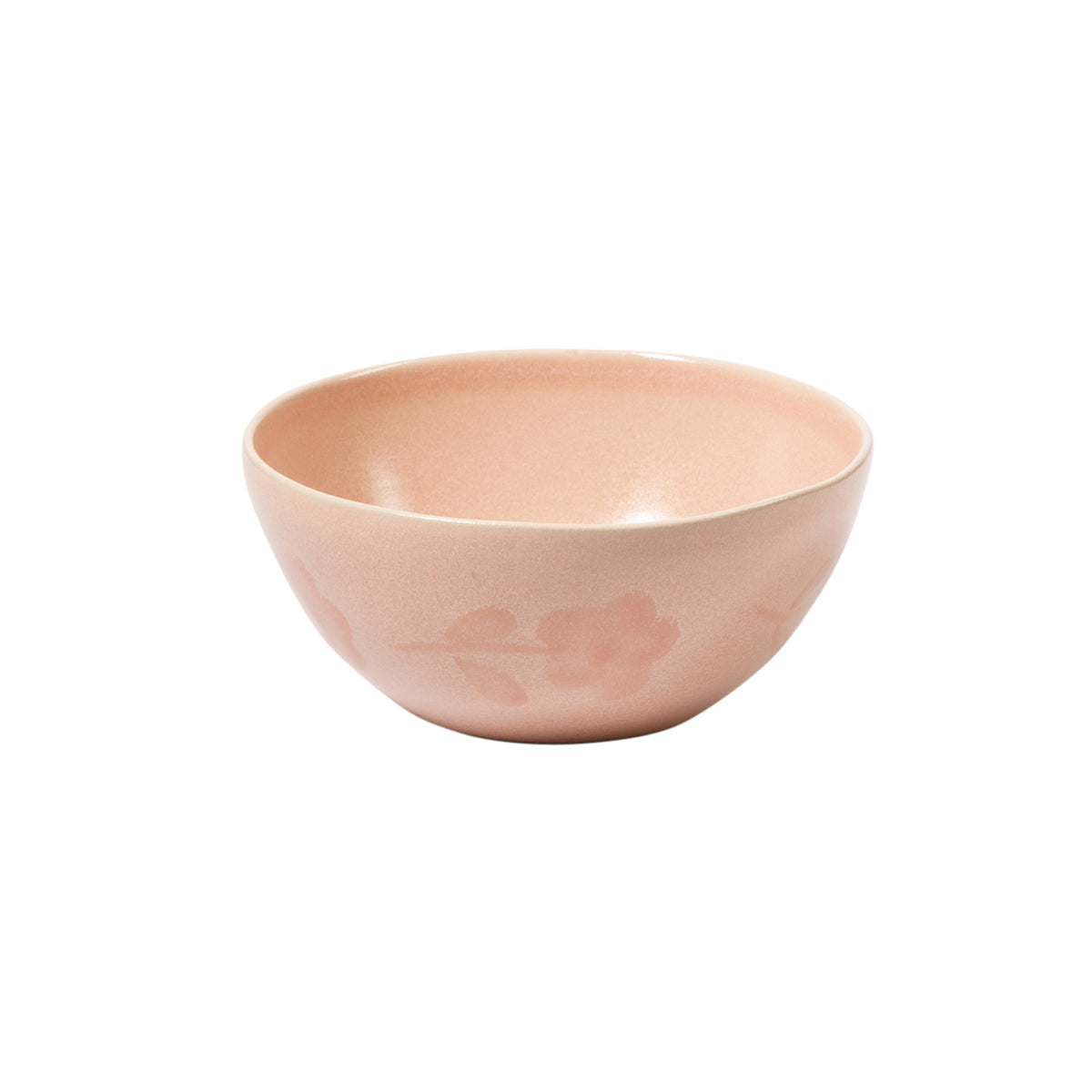Bloomhouse - 2 Time Oprah's Favorite Things - Made in Portugal Hand Painted 6.4 Inch Cereal Bowls Set of 4 - Porto Petals Floral Soup Bowl Set - Blush Pink