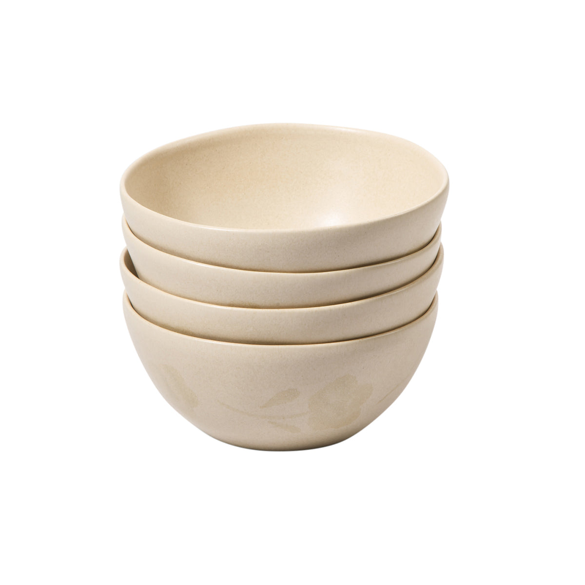 Bloomhouse - 2 Time Oprah's Favorite Things - Made in Portugal Hand Painted 6.4 Inch Cereal Bowls Set of 4 - Porto Petals Floral Soup Bowl Set - Blush Pink