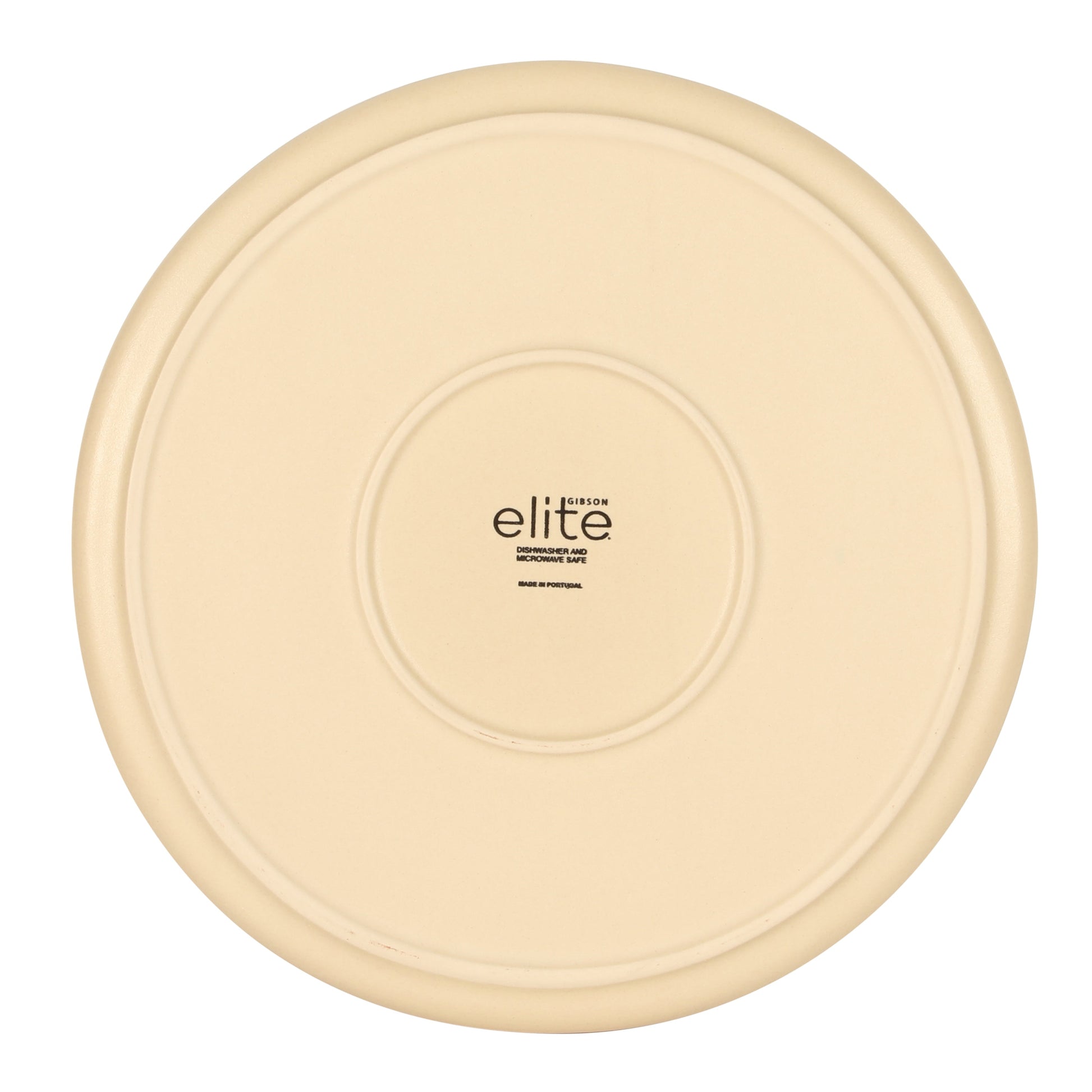 Gibson Elite - Made in Portugal - Port Gaia 12 Piece (Service for 4) Plates and Bowls Reactive Glaze Dishes Stoneware Ceramic Dinnerware Set
