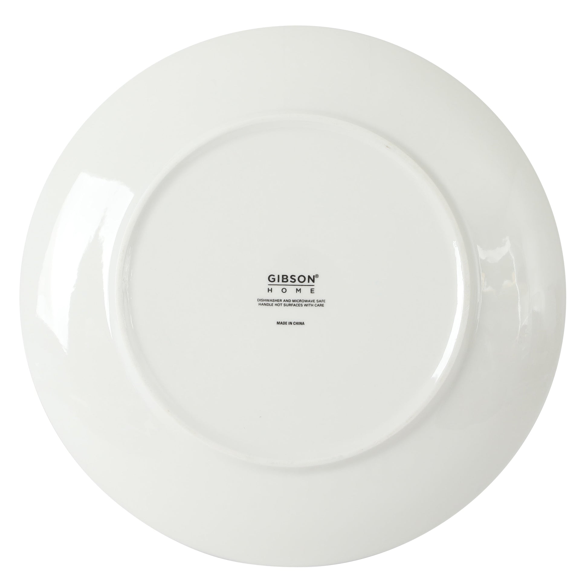 Gibson Home Palace Suite 16-Piece Dinnerware Set, Blue Floral Stoneware Plates & Bowls, Service for 4, Round Durable Everyday Dish Set