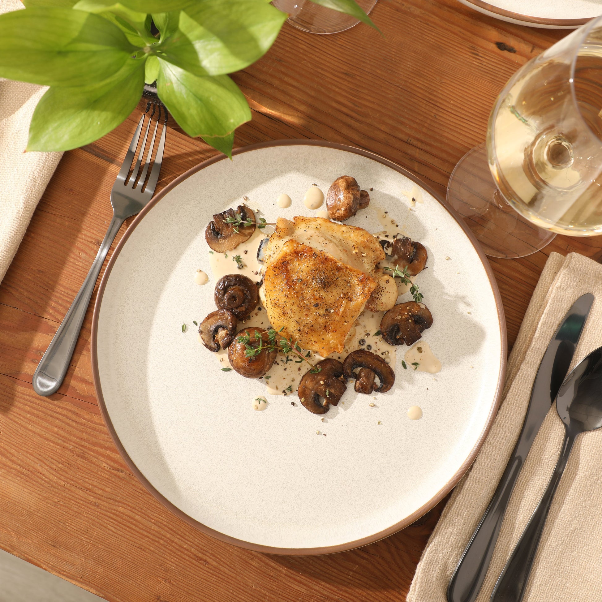 Gibson Elite Abbey Circle 12 Piece (Service for 4) Plates and Bowls Reactive Matte Glaze Dishes Stoneware Ceramic Dinnerware Set