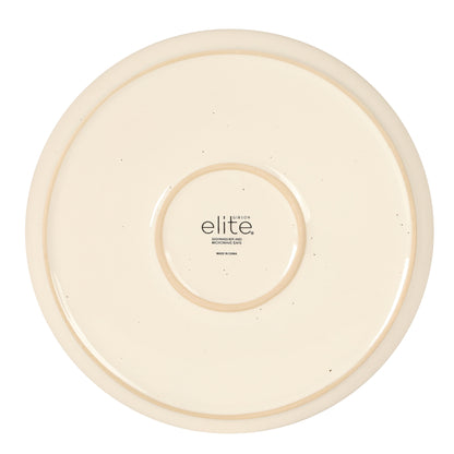 Gibson Elite Humphrey Lane 12 Piece (Service for 4) Plates and Bowls Reactive Glaze Dishes Stoneware Ceramic Dinnerware Set
