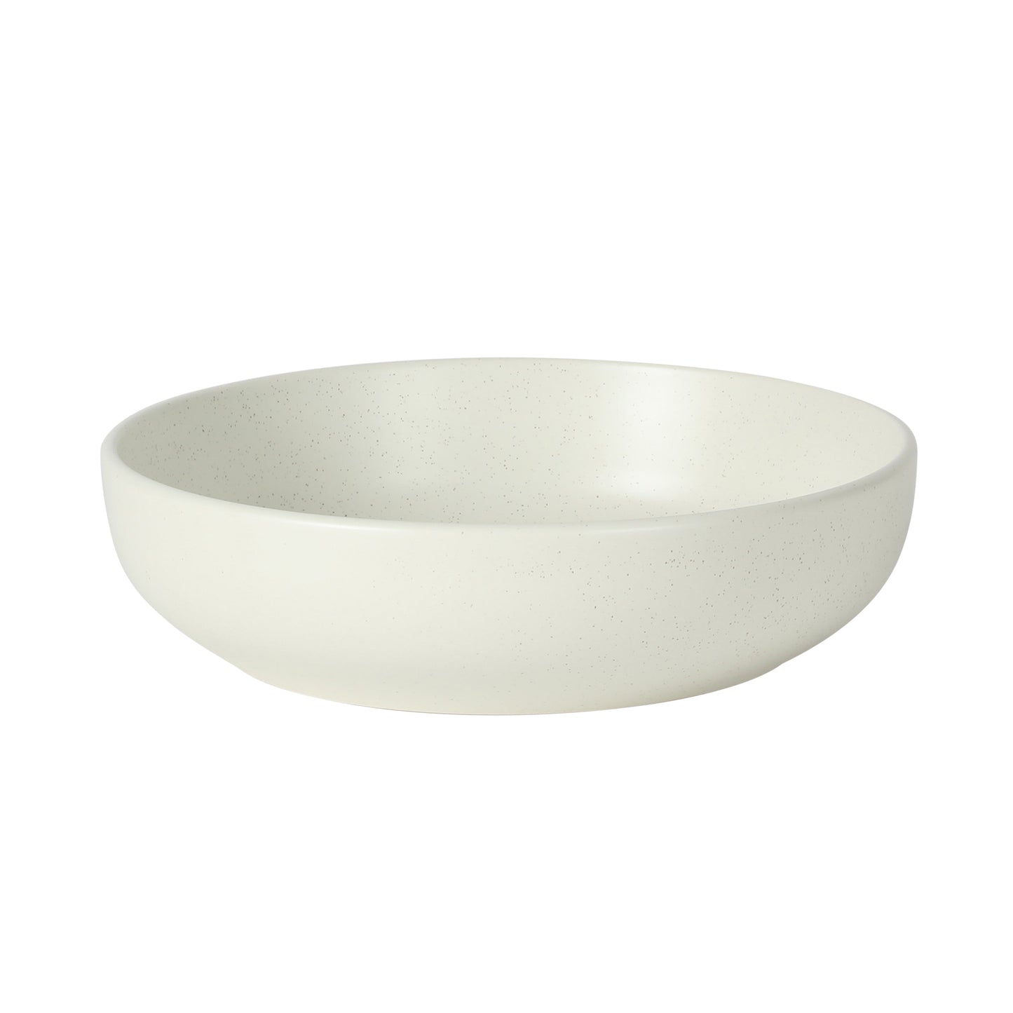 Gibson Elite Leeds Court Plates and Bowls Sets, 16-Piece Stoneware Dinnerware Sets, Round Speckle Reactive Glaze Dish Set, Service for 4