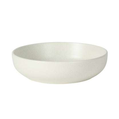 Gibson Elite Leeds Court Plates and Bowls Sets, 16-Piece Stoneware Dinnerware Sets, Round Speckle Reactive Glaze Dish Set, Service for 4