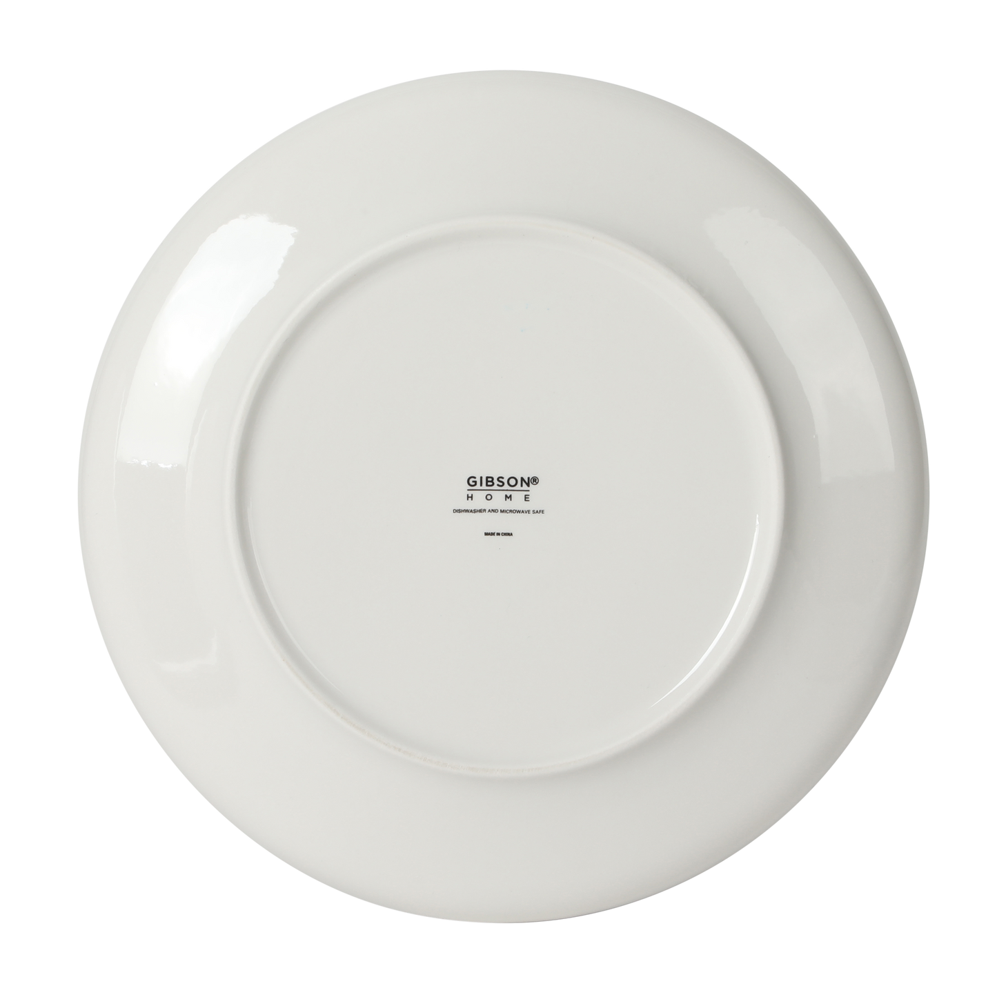 Gibson Home Havenstone 12-Piece Porcelain Dinnerware Set – Dinner Plates, Salad Plates & Bowls, Classic White With Black Rim Everyday Dish Set for Home, Kitchen, Microwave & Dishwasher Safe