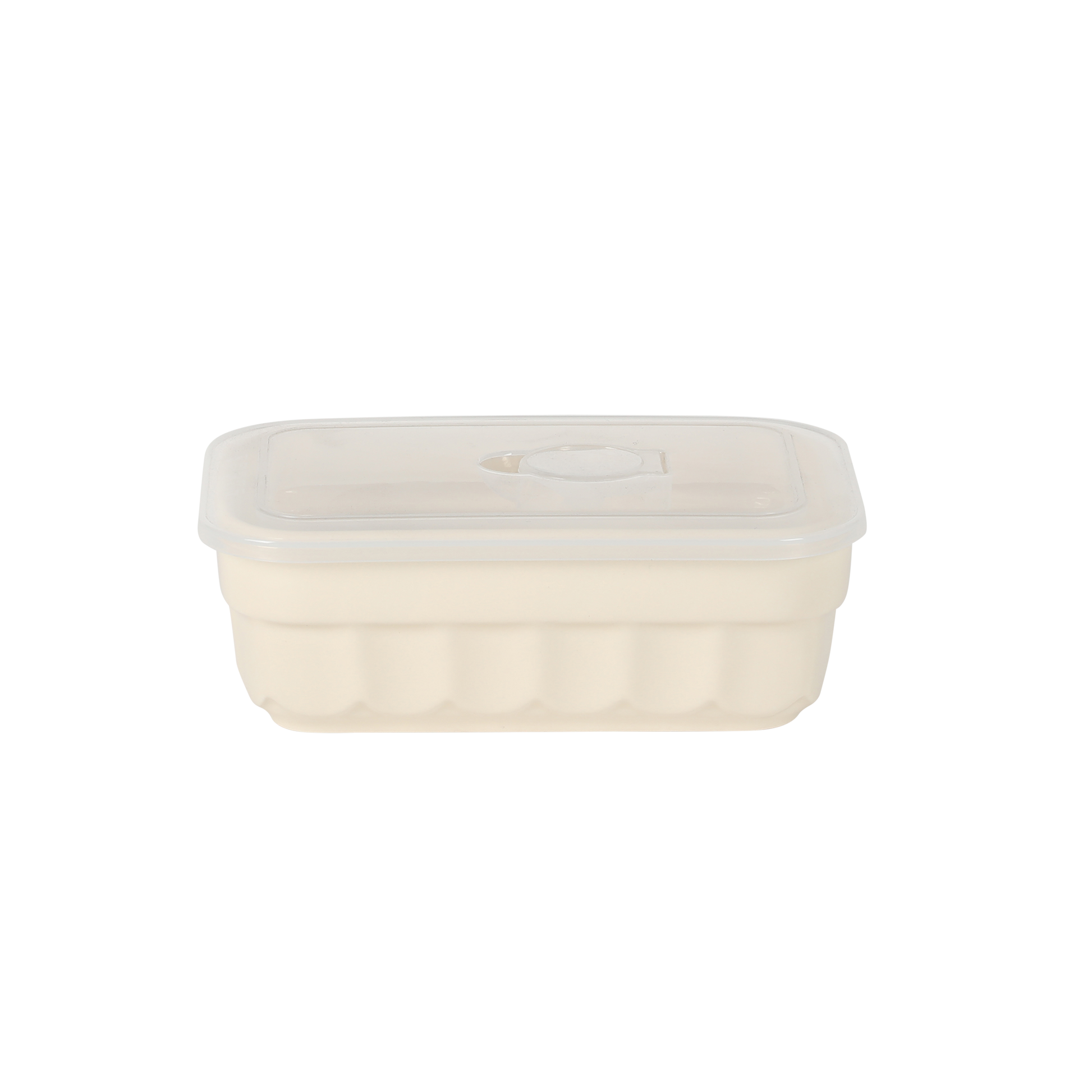 Martha Stewart Broadbrook 6 Piece Stoneware Meal Prep Container Set with Lids, Rectangular/Round Food Storage & Bakeware, Cream, Oven, Microwave & Dishwasher Safe