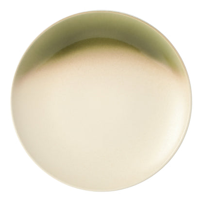 Gibson Elite Crescenton Plates and Bowls Sets, 12-Piece Stoneware Dinnerware Sets, Round Reactive Glaze Dish Set, Service for 4