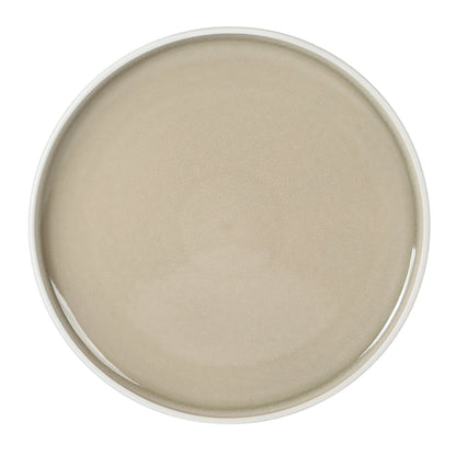 Gibson Elite Pacifco Beach Plates and Bowls Sets, 12-Piece Stoneware Dinnerware Sets, Reactive Glaze Dish Set, Service for 4