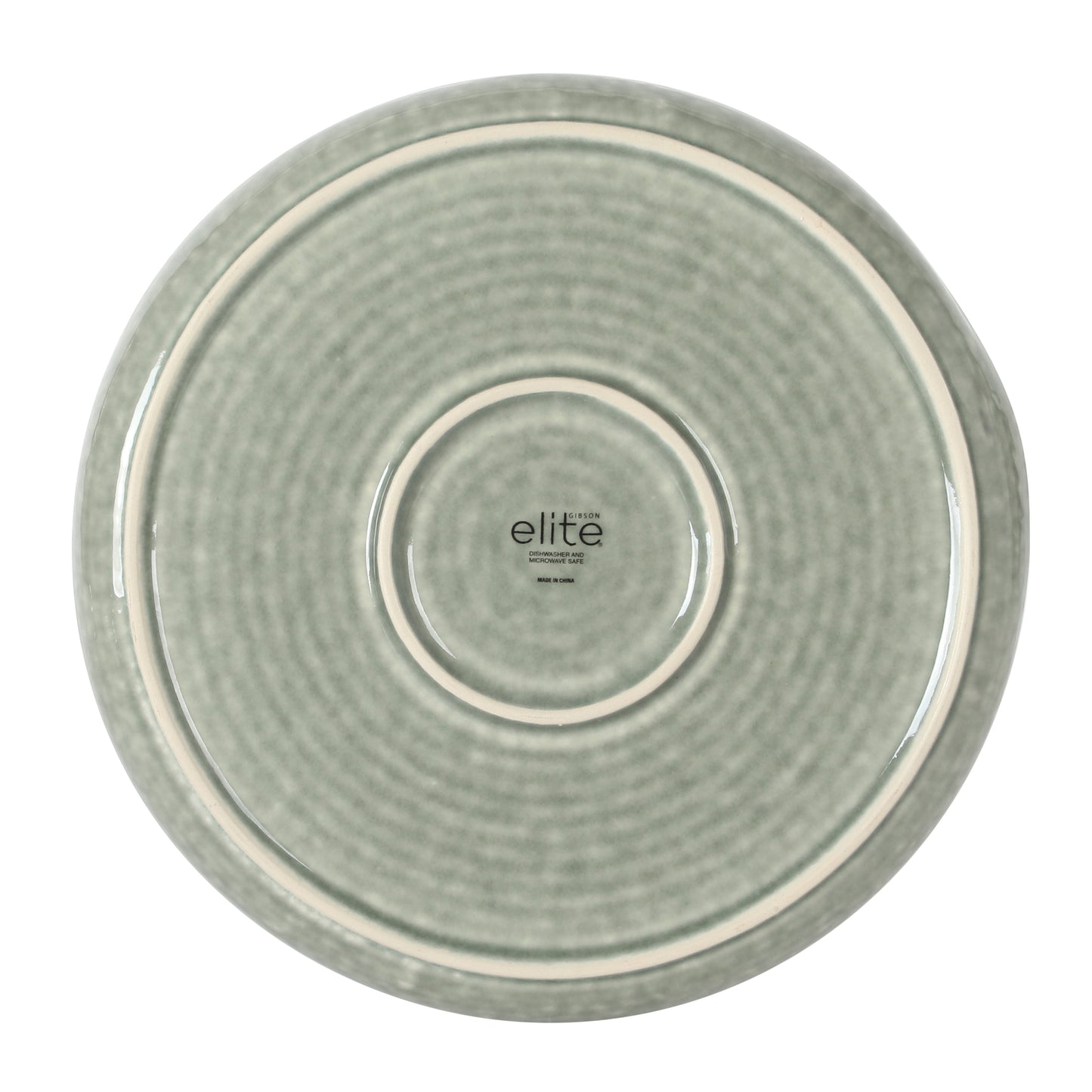 Gibson Elite Eclipse Swirls Plates and Bowls Sets, 12-Piece Stoneware Dinnerware Sets, Reactive Glaze Dish Set