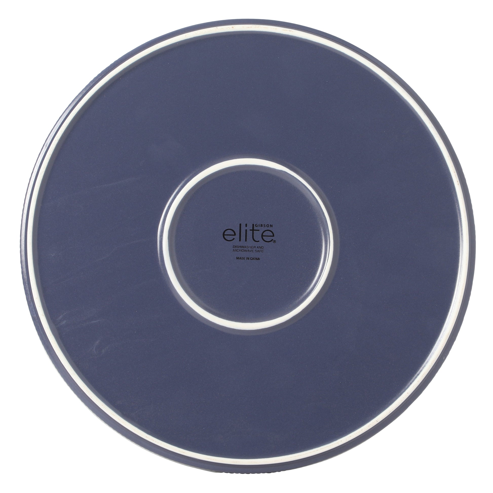 Gibson Elite Redrock Canyon 12-Piece New Bone China Dinnerware Set Service for 4, Reactive Glaze Plates and Bowls, Dishwasher Safe