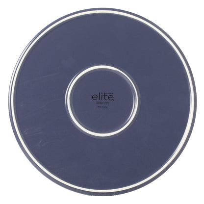 Gibson Elite Redrock Canyon 12-Piece New Bone China Dinnerware Set Service for 4, Reactive Glaze Plates and Bowls, Dishwasher Safe
