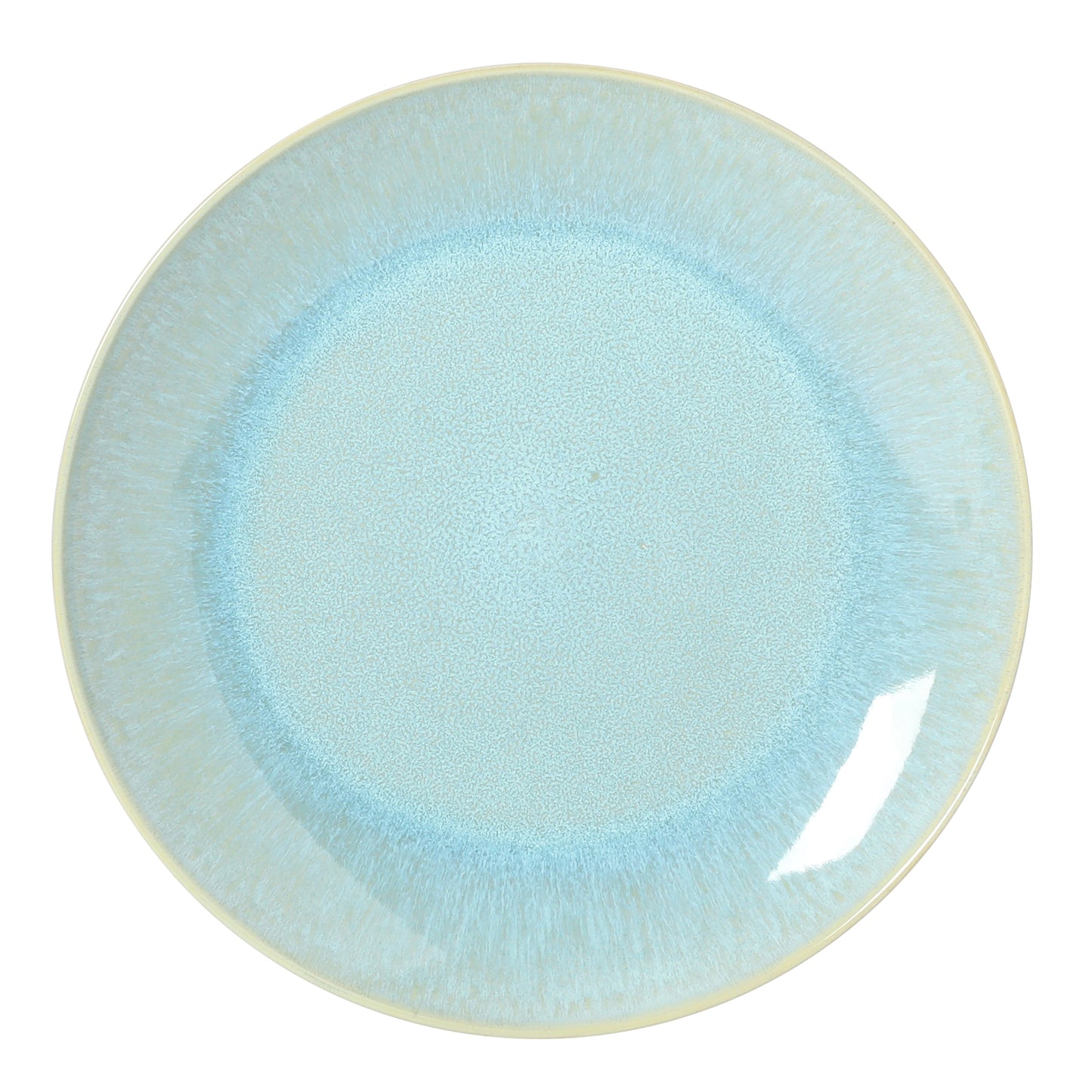 Gibson Elite Pine Coast Plates and Bowls Sets, 12-Piece Stoneware Dinnerware Sets, Reactive Glaze Dish Set