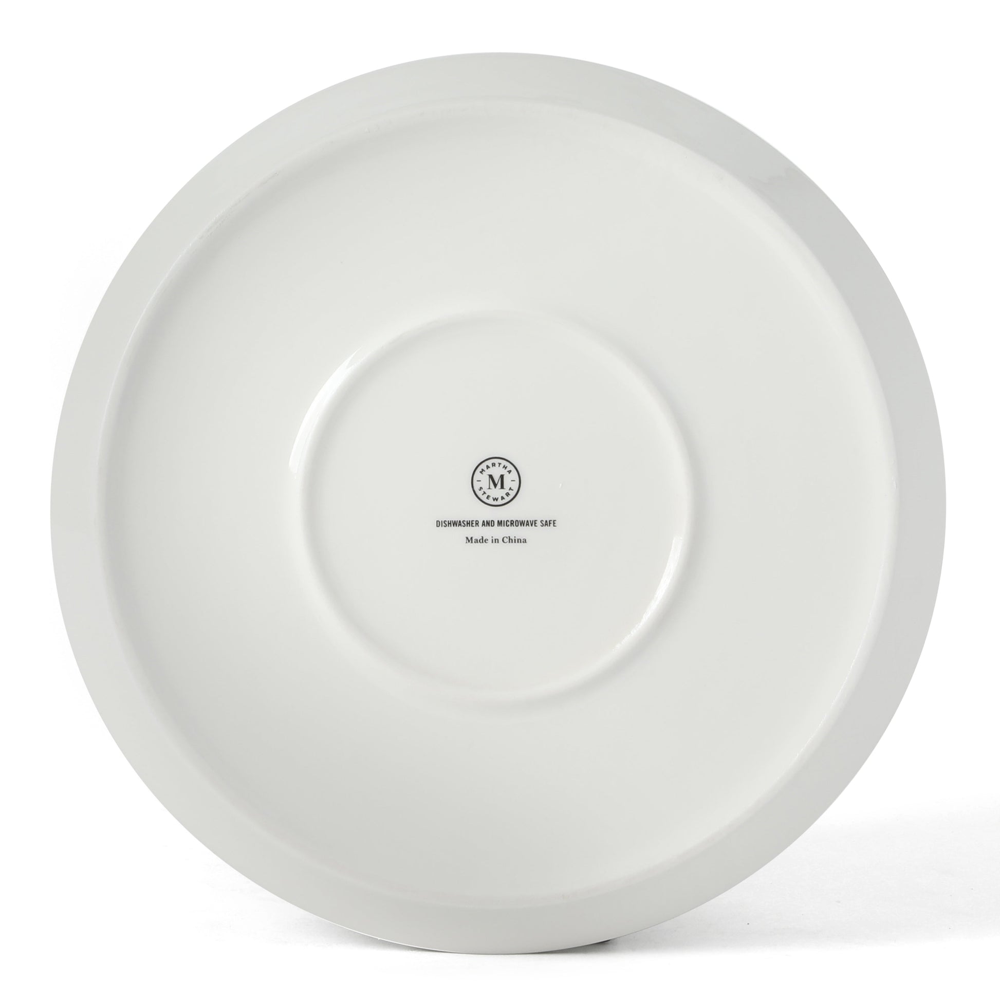 Martha Stewart Plates and Bowls Sets, 30-Piece Porcelain Dinnerware Set for 6, Dinner Plates, Dessert Plates, Pasta Bowls, Cereal & Fruit Bowls