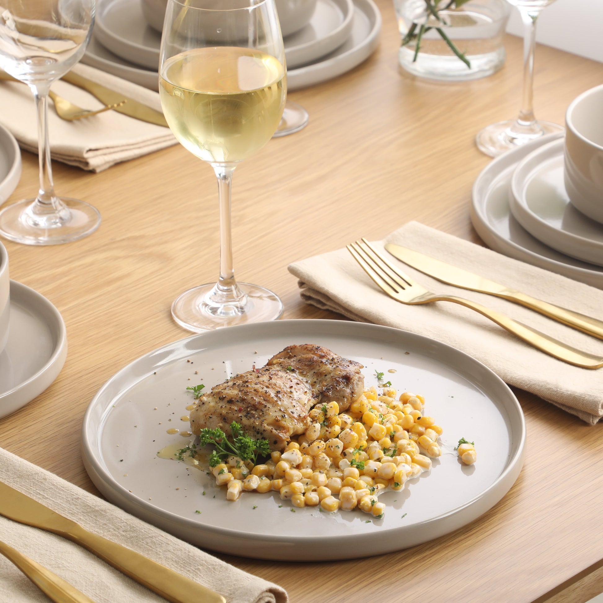 Gibson Elite Moonstone 12 Piece Modern Stoneware Dinnerware Set for 4, Grey Plates and Bowls Set, Dinner Plates, Salad Plates, Bowls
