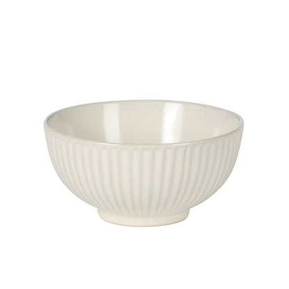 Gibson Elite Soleil 12 Piece Linen White Stoneware Dinnerware Set for 4, Plates and Bowls Set with Dinner Plates, Salad Plates and Bowls
