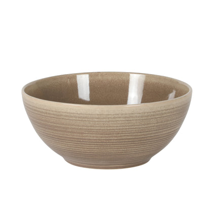 Gibson Elite Maple Grove 4-Piece Stoneware Nesting Bowl Set, Reactive Glaze Mixing and Serving Bowls, Dishwasher Safe
