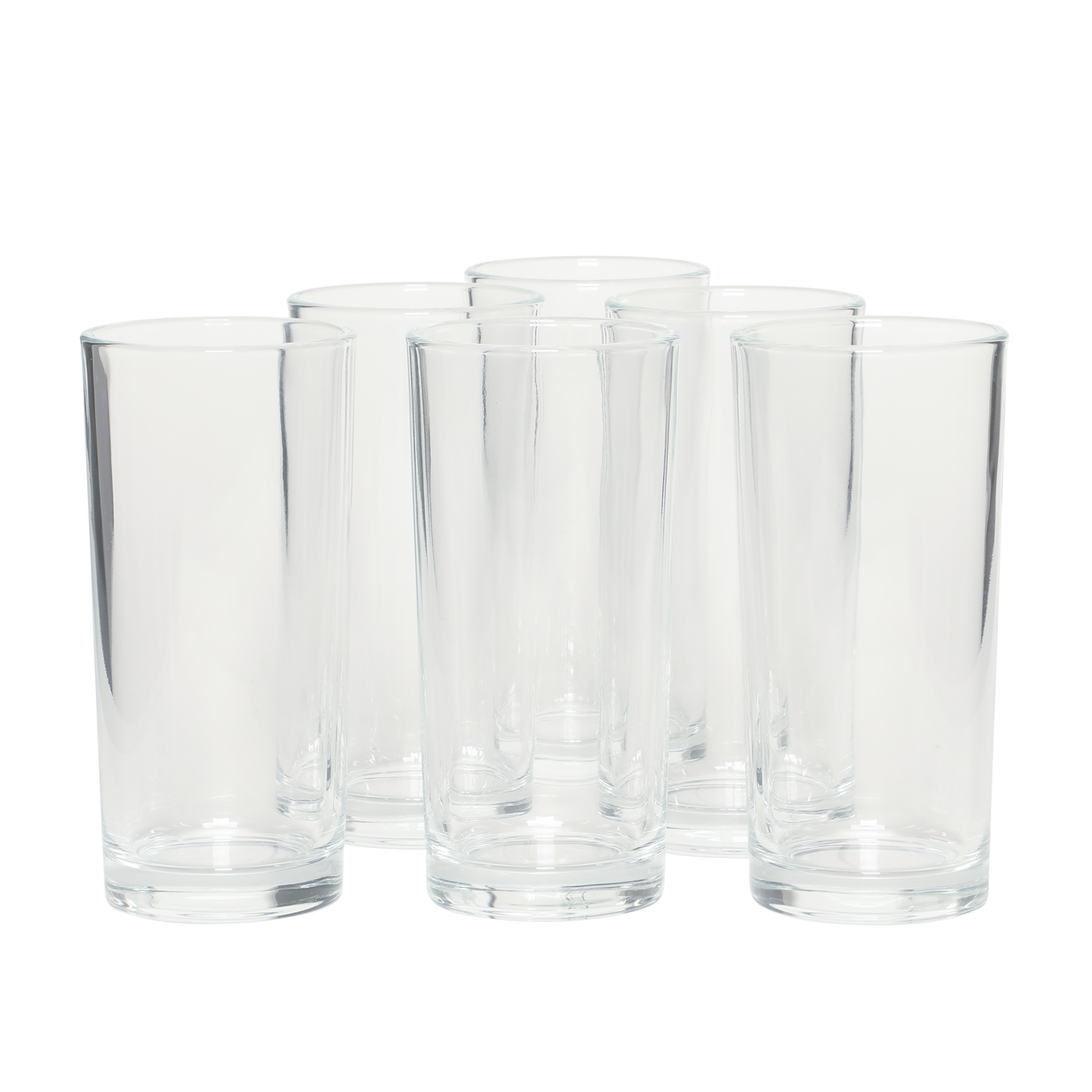 Gibson Home Boozy Brunch 7 Piece Glass Pitcher & Tumbler Set – 1.5L Pitcher with Six 13–14oz Tumblers, Everyday Beverage & Entertaining Drinkware Set, Dishwasher Safe