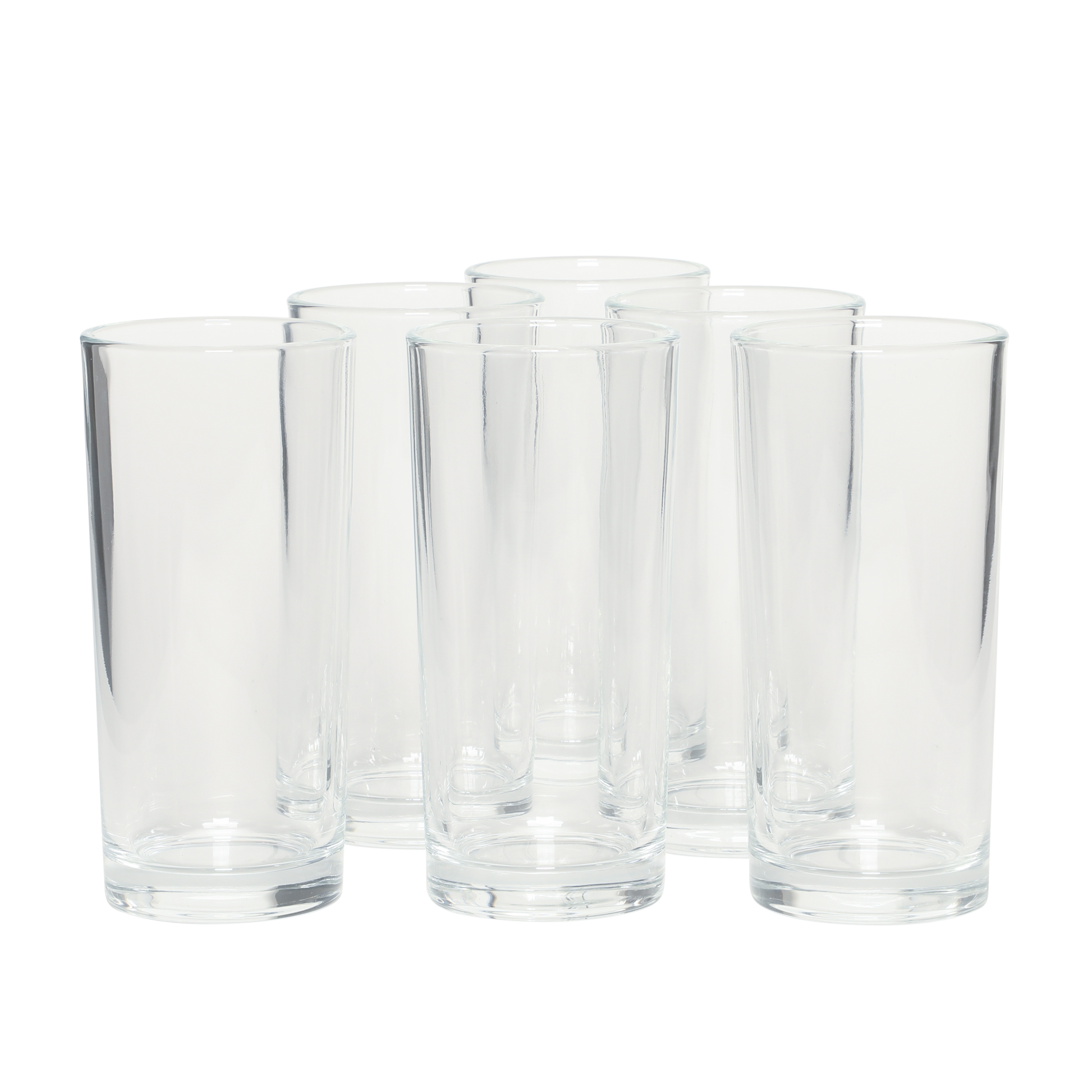 Gibson Home Boozy Brunch 7 Piece Glass Pitcher & Tumbler Set – 1.5L Pitcher with Six 13–14oz Tumblers, Everyday Beverage & Entertaining Drinkware Set, Dishwasher Safe