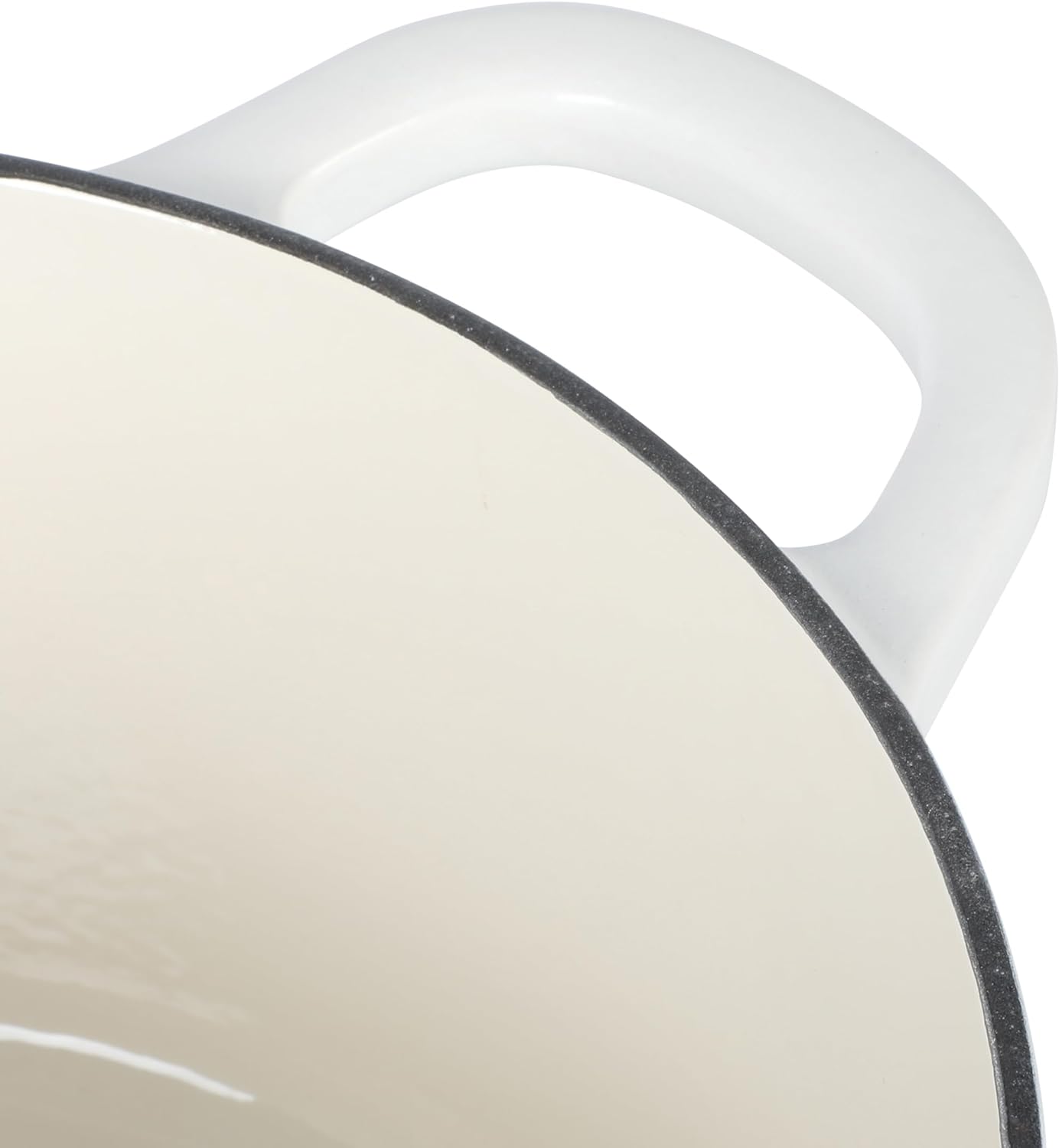 Crock Pot Artisan 6-Quart Round Dutch Oven - Matte Linen White w/Gold Knob, Gradient Red, or Teal Ombre