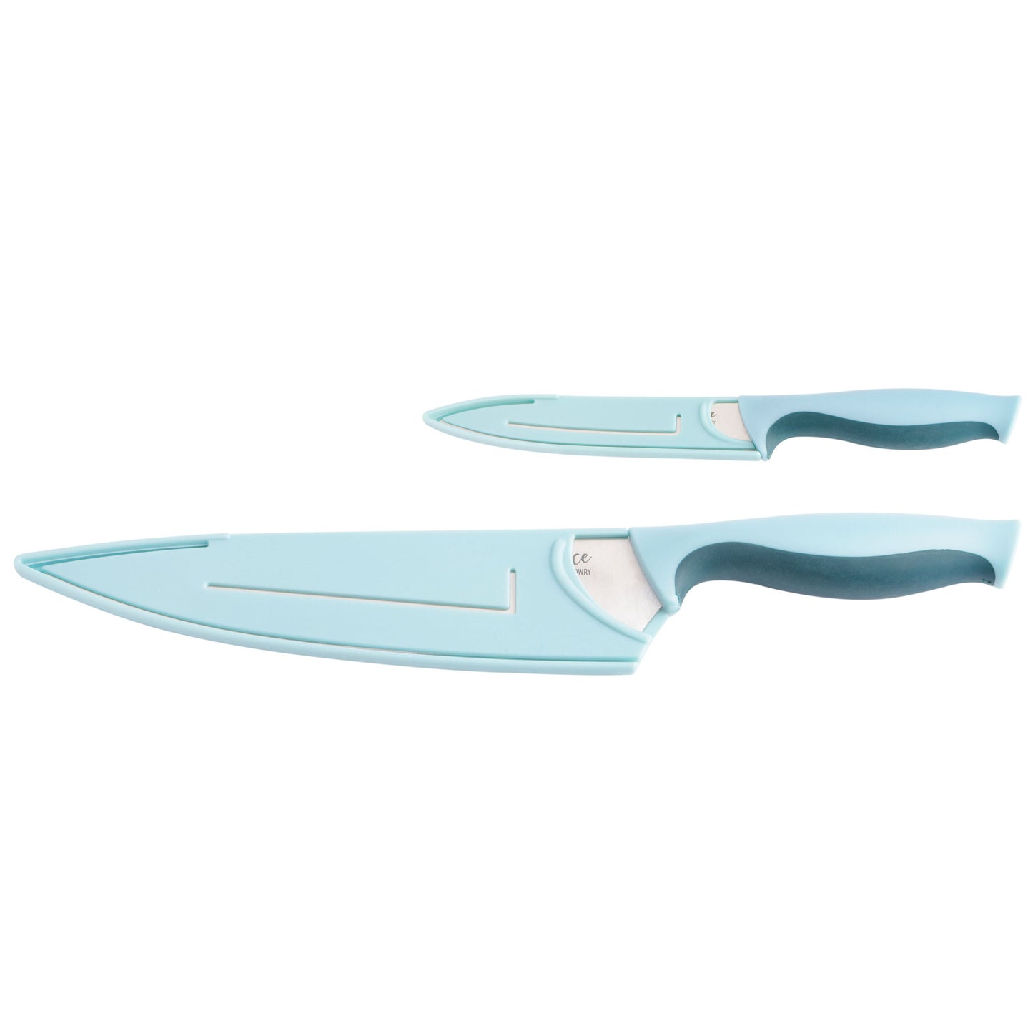 Spice by Tia Mowry 6-Piece Cutlery Set w/ Cutting Board, Stainless Steel Knives and Sheaths