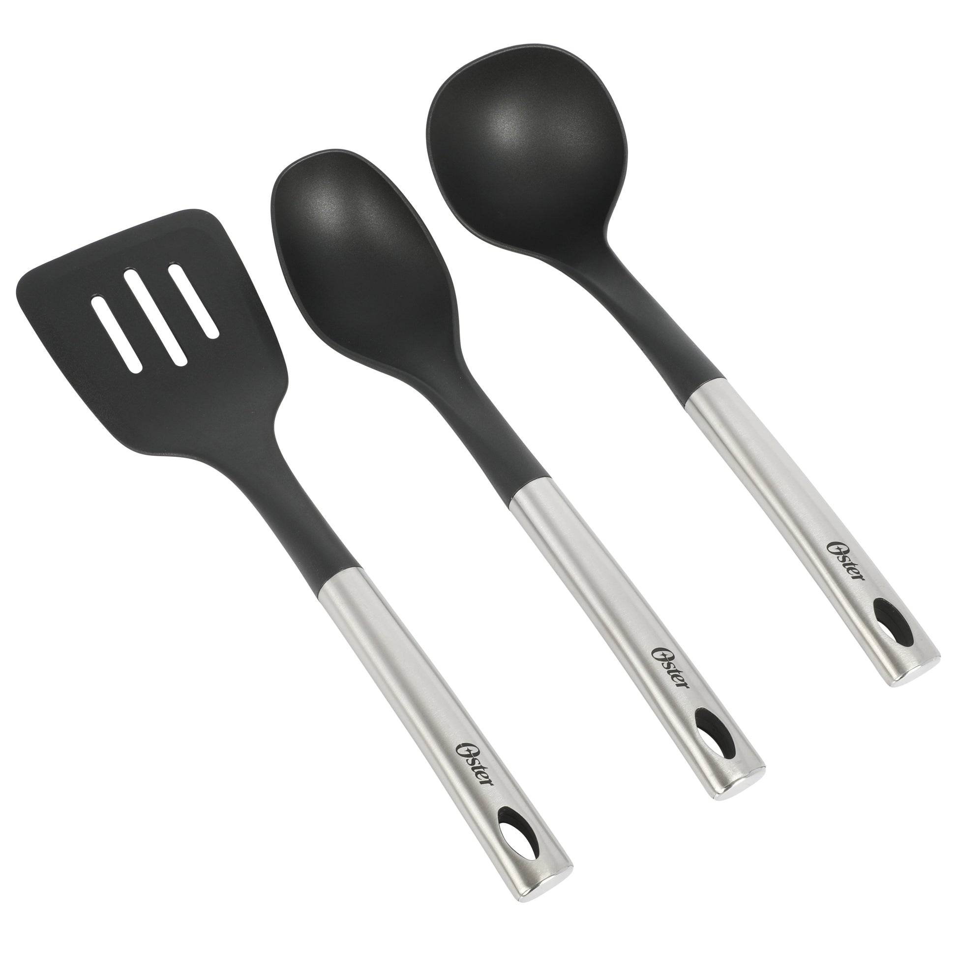 Oster Sangerfield 12-Piece Stainless Steel Cookware Set w/ Kitchen Tools