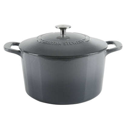 Martha Stewart Gatwick 7-Quart Enameled Cast Iron Dutch Oven