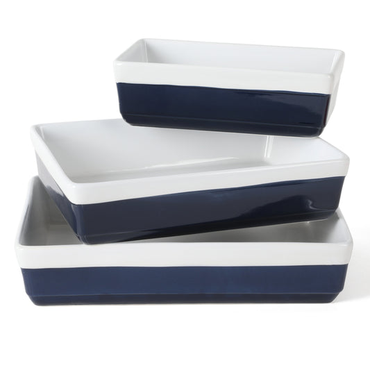 Martha Stewart 3-Piece Oven to Table Stoneware Baker Set