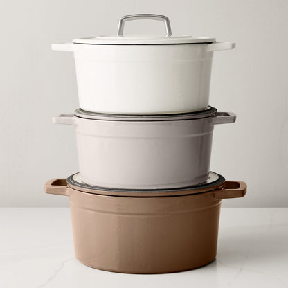 Martha by Martha Stewart 7-Quart Enameled Cast Iron Dutch Oven w/ Lid