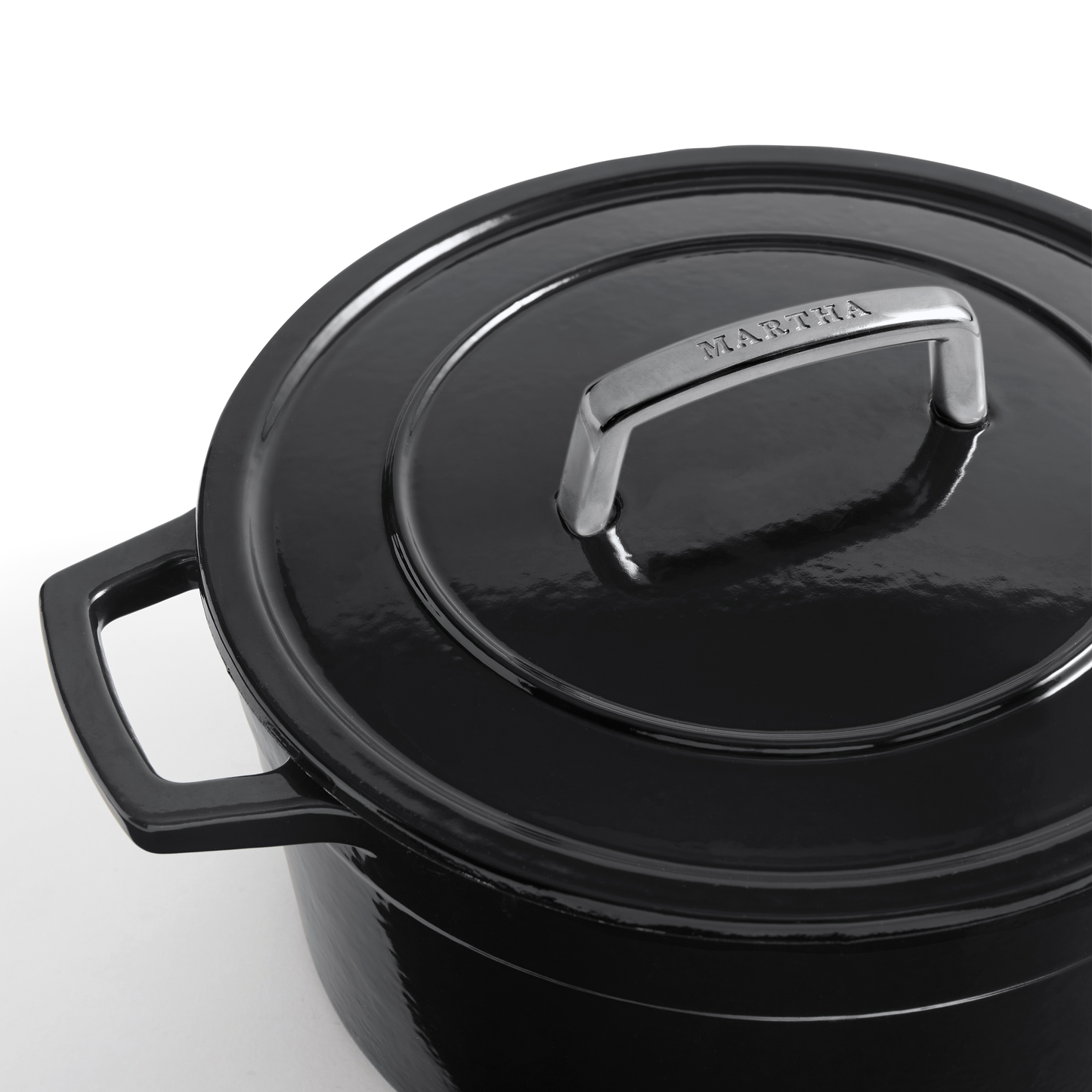 Martha by Martha Stewart 5-Quart Enameled Cast Iron Dutch Oven w/ Lid