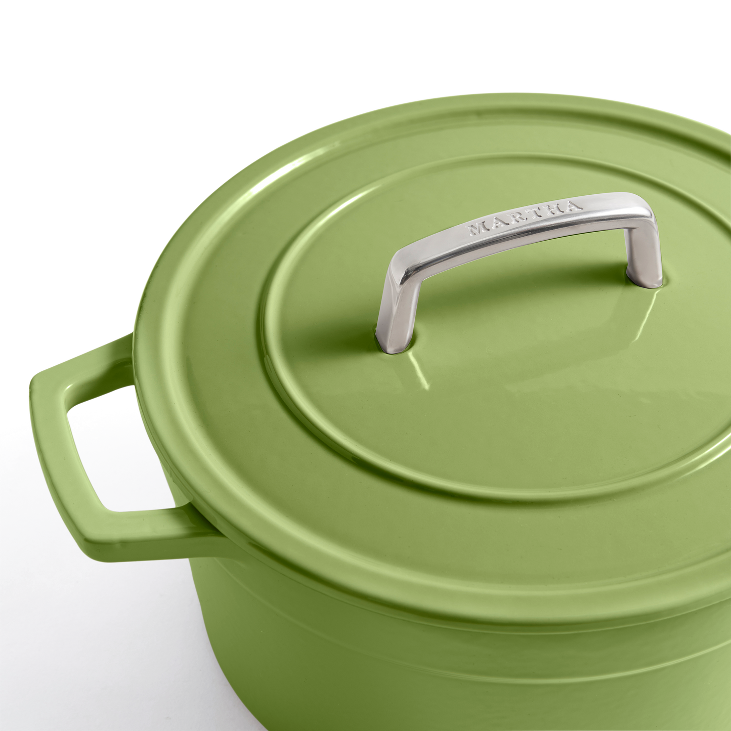 Martha by Martha Stewart 5-Quart Enameled Cast Iron Dutch Oven w/ Lid