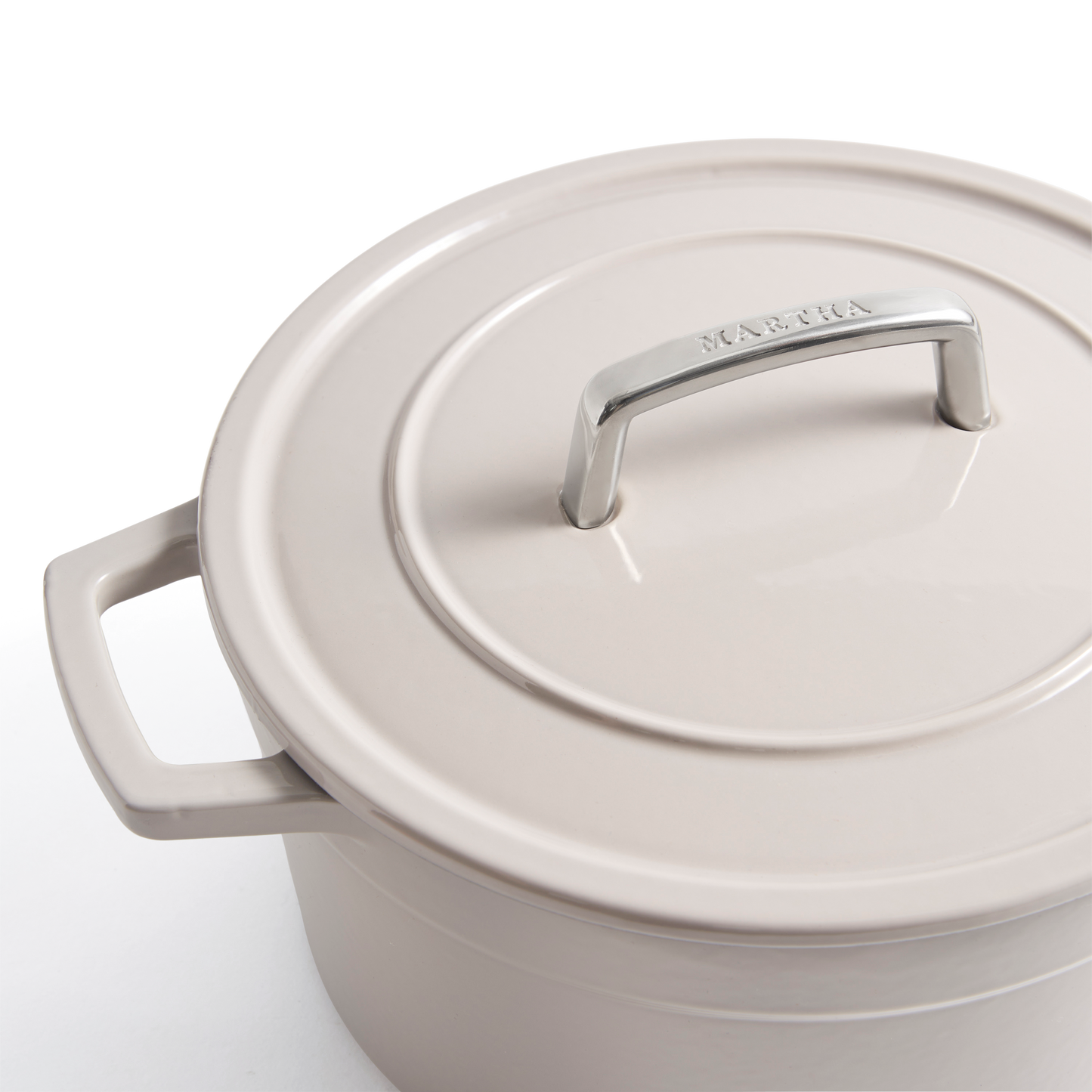 Martha by Martha Stewart 5-Quart Enameled Cast Iron Dutch Oven w/ Lid