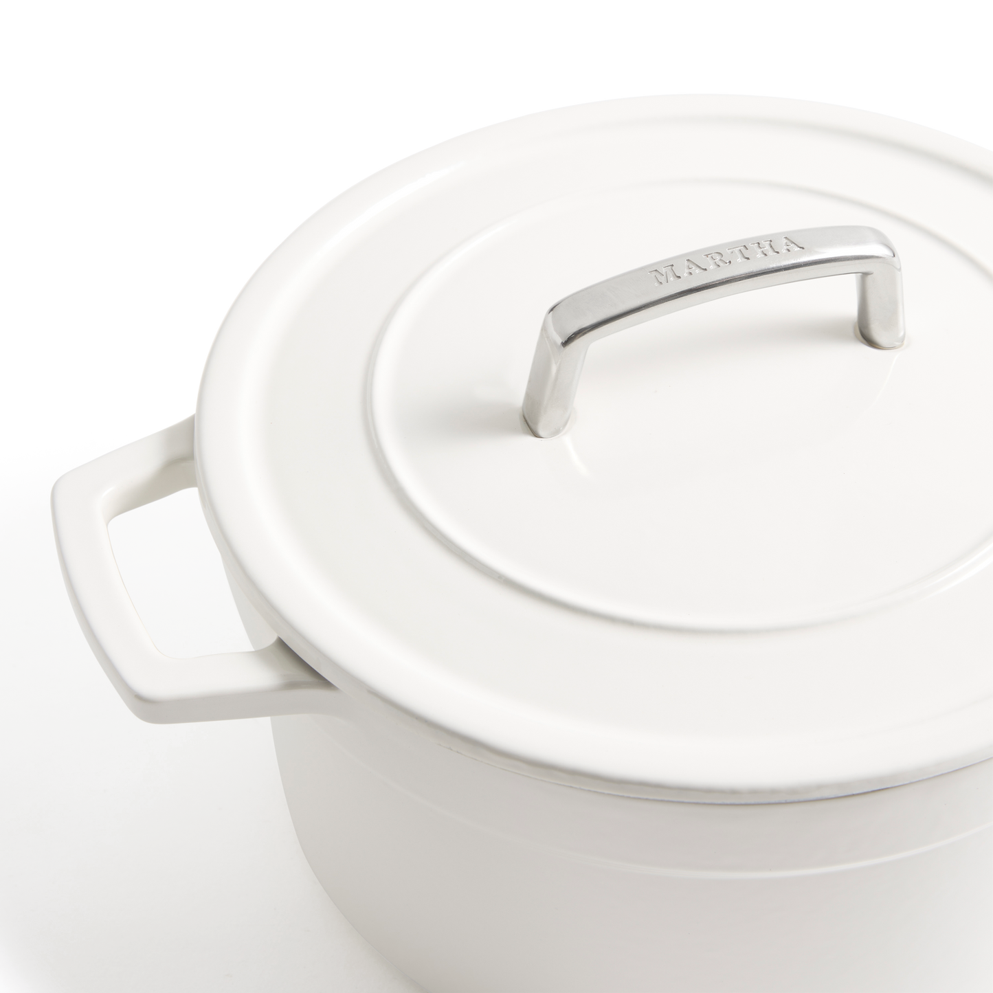Martha by Martha Stewart 5-Quart Enameled Cast Iron Dutch Oven w/ Lid