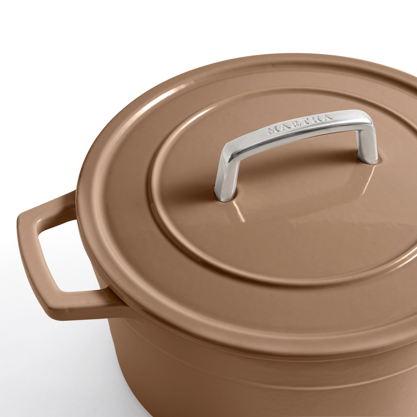 Martha by Martha Stewart 5-Quart Enameled Cast Iron Dutch Oven w/ Lid