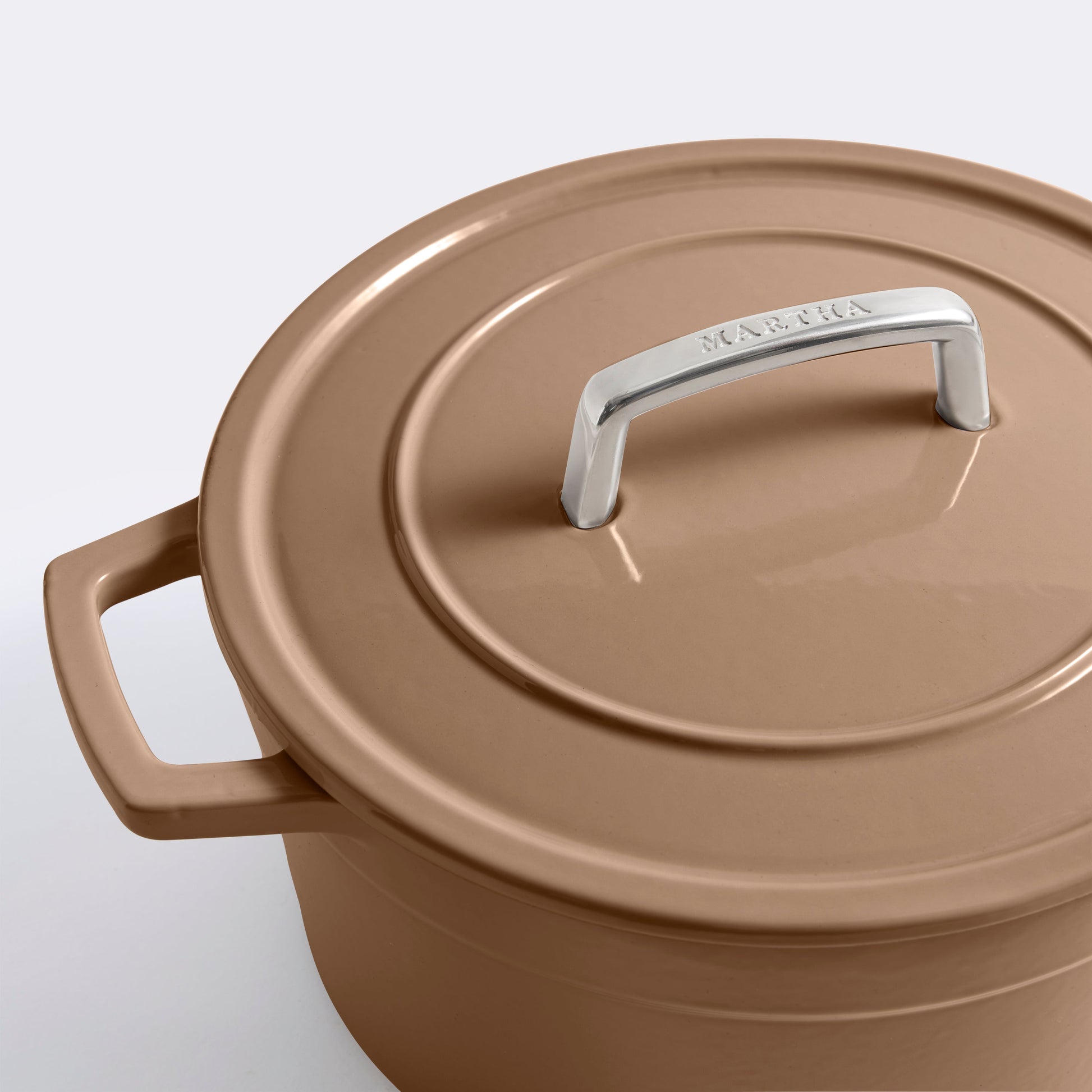 Martha by Martha Stewart 7-Quart Enameled Cast Iron Dutch Oven w/ Lid