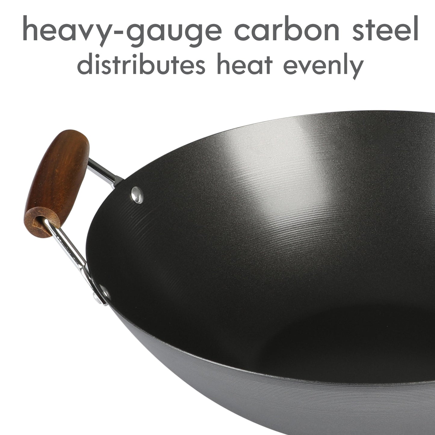 Kenmore Hammond 14-Inch Flat Bottom Wok