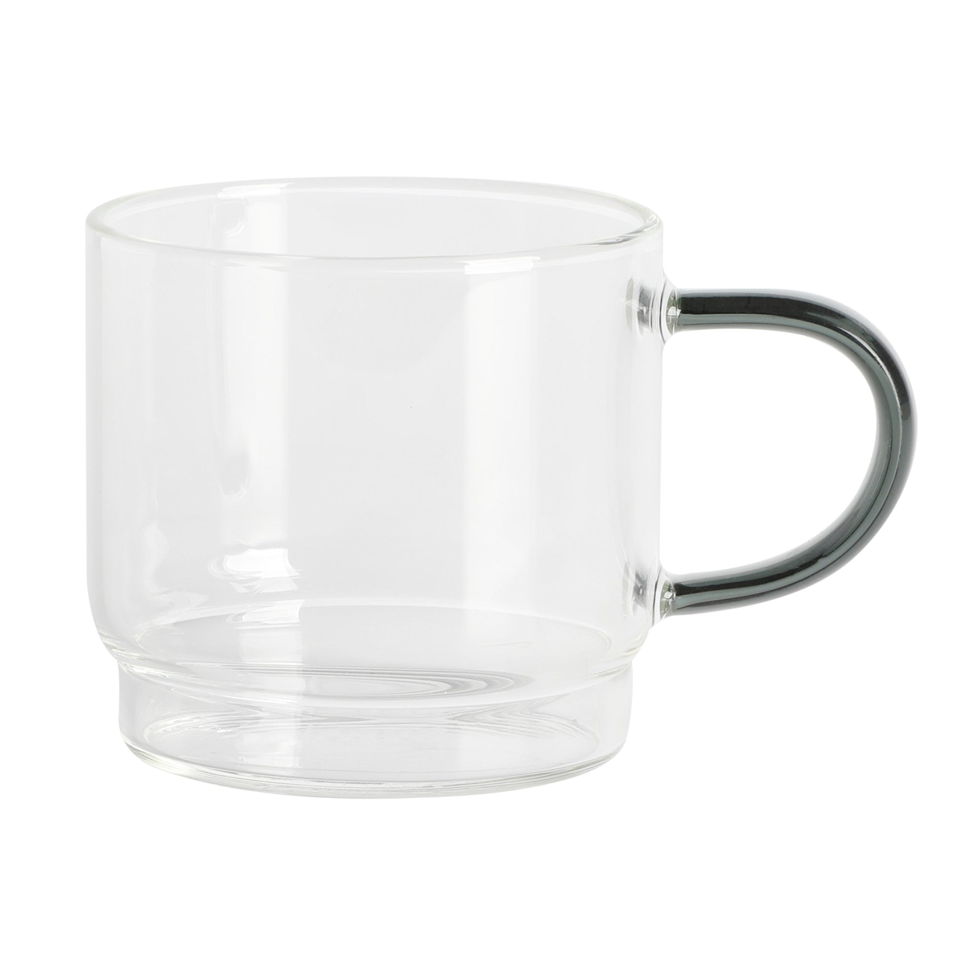 Gibson Elite Soho Lounge 4-Pack 3.8oz Glass Espresso Cup Set w/ Rack