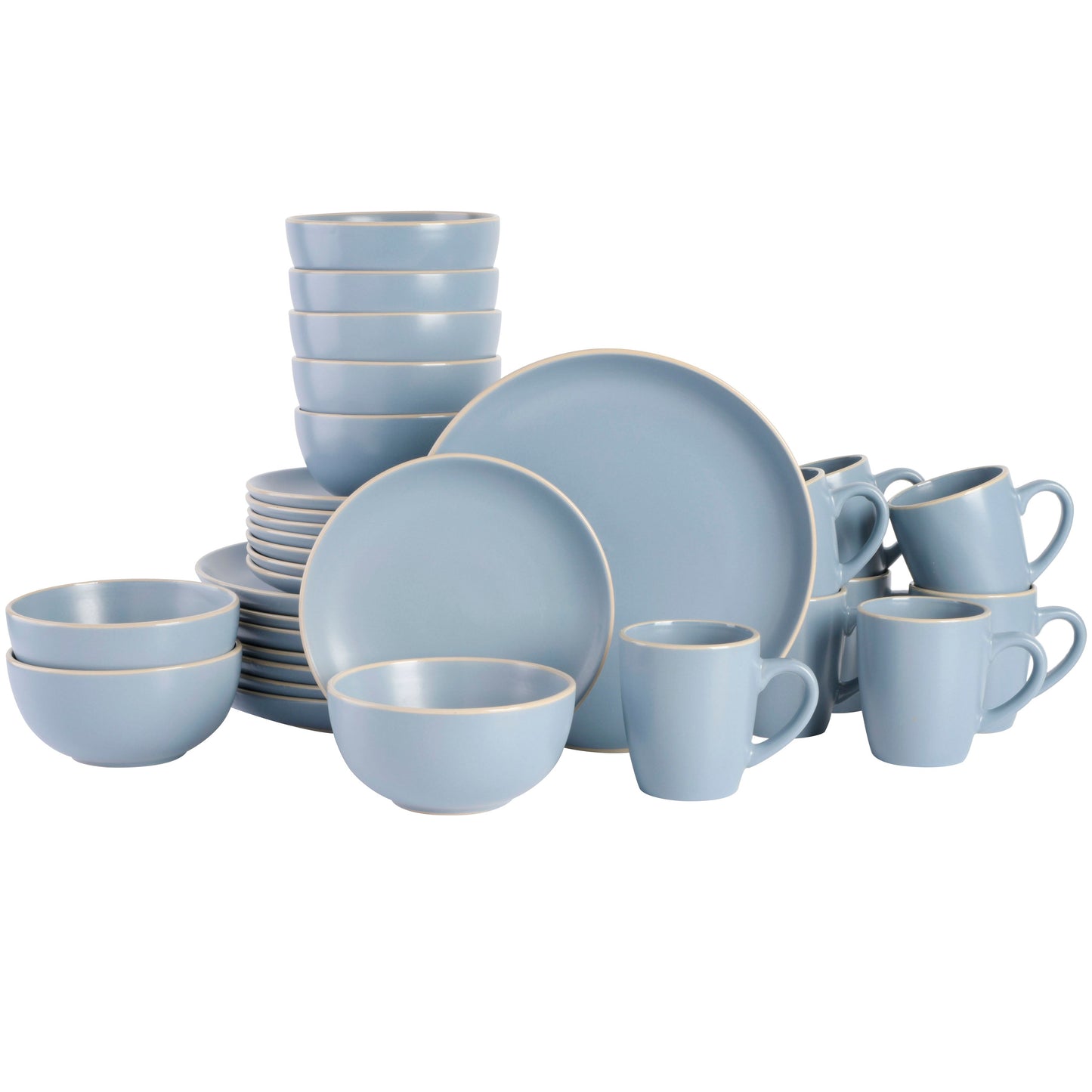 Gibson Home Rockaway 32-Piece Dinnerware Set