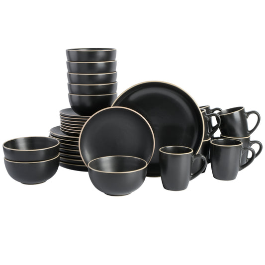 Gibson Home Rockaway 32-Piece Dinnerware Set
