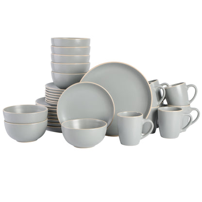 Gibson Home Rockaway 32-Piece Dinnerware Set