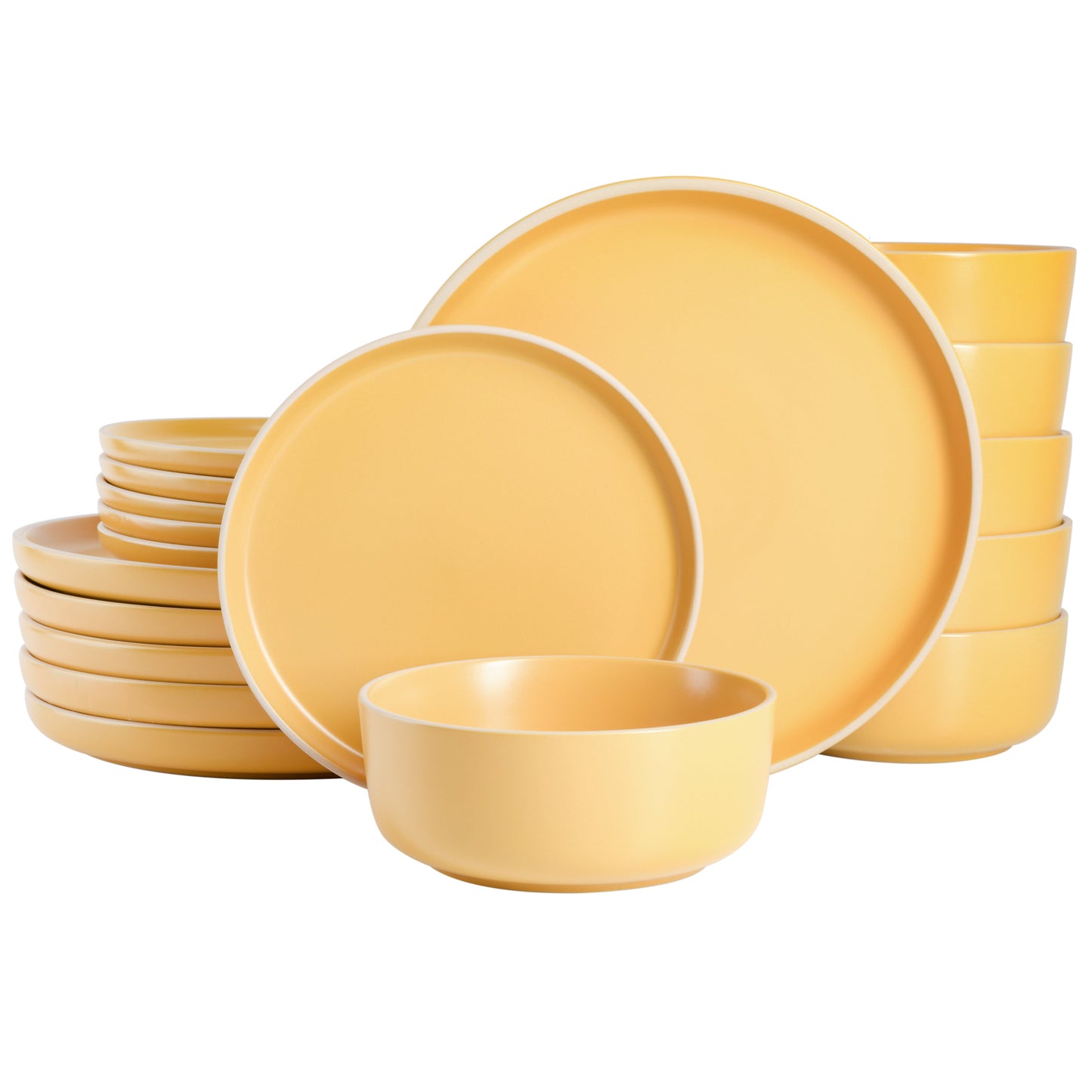 Gibson Home Zuma 18-Piece Stoneware Dinnerware Set