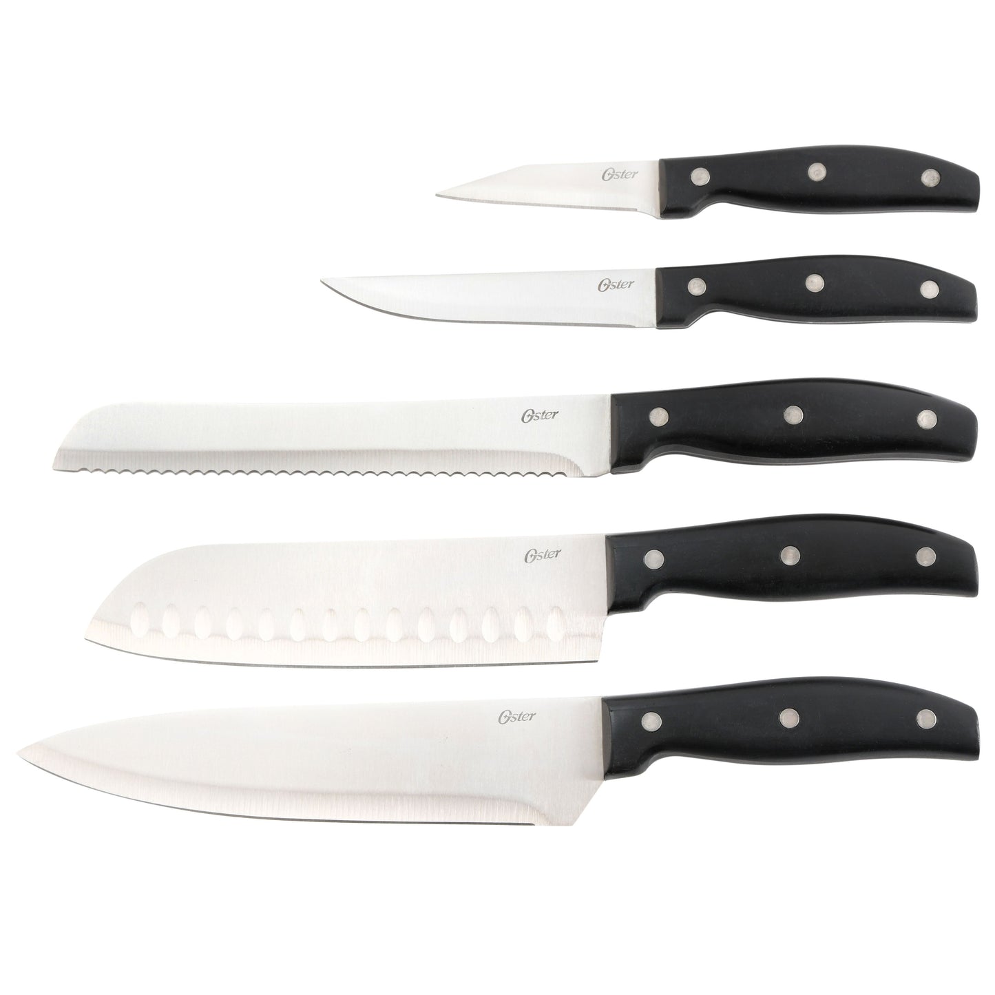 Oster Granger 14-Piece Cutlery Set w/ Wood Block