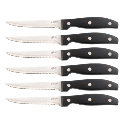 Oster Granger 14-Piece Cutlery Set w/ Wood Block