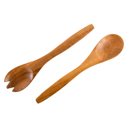 Gibson Home Sherwood Salad Bowl w/ Matching Serving Spoon & Fork