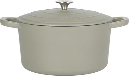 Crock Pot Artisan 5-Quart Enameled Cast Iron Dutch Oven